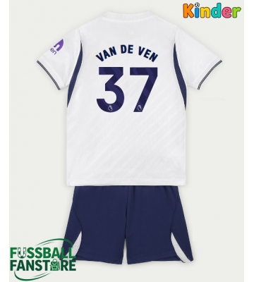 Tottenham Hotspur Micky van de Ven #37 Replik Heimtrikot Kinder 2026-27 Kurzarm (+ Kurze Hosen)